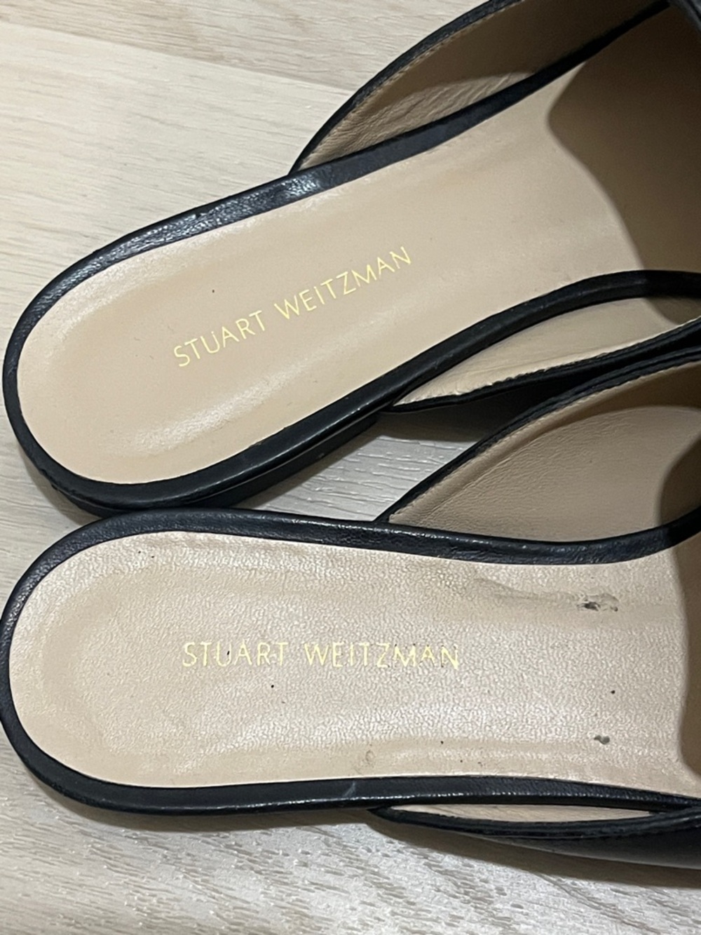 Stuart Weitzman Leather Mules - Picture 4 of 7